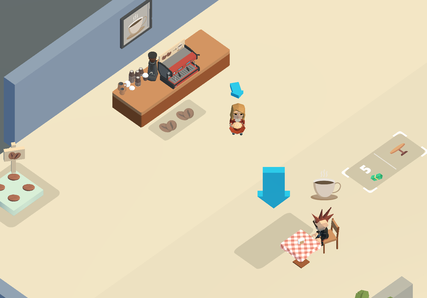 Cafe Simulator gameplay