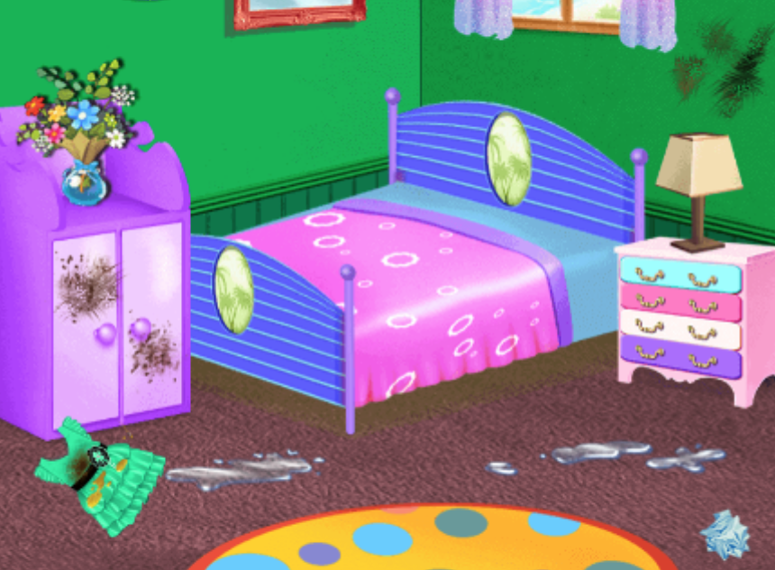 Princess Room Cleaning gameplay